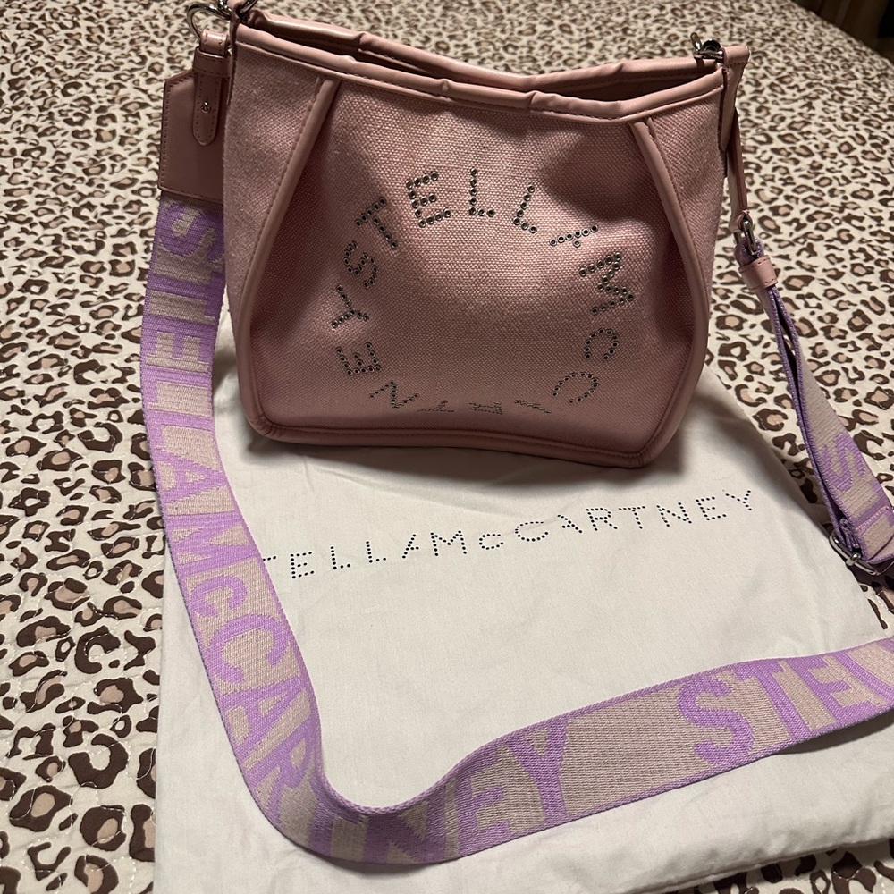 Stella McCartney Perforated Logo Crossbody bag